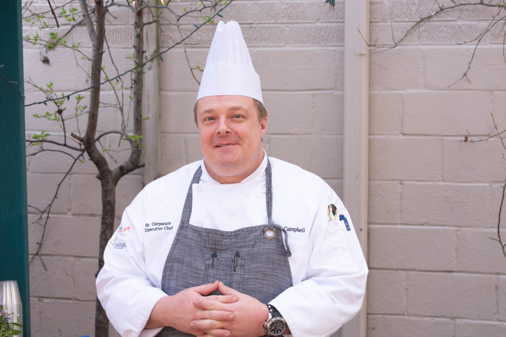 Tiffany Springs chef standing outside